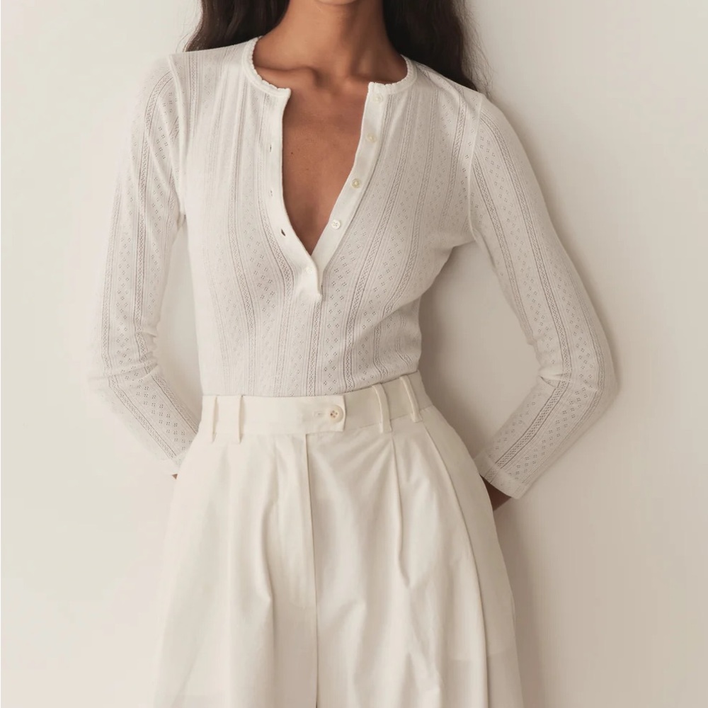 NWT DOEN Paola White Women's Top